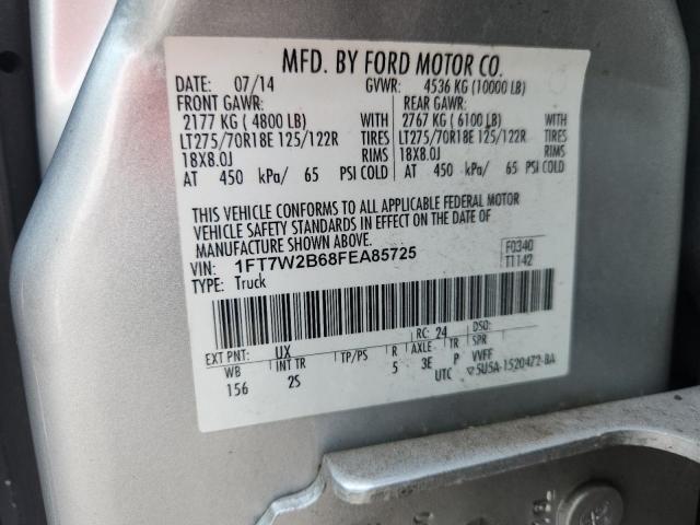 Aukcja sprzedaży 2015 Ford F250, vin: 1FT7W2B68FEA85725, numer aukcji: 62799636