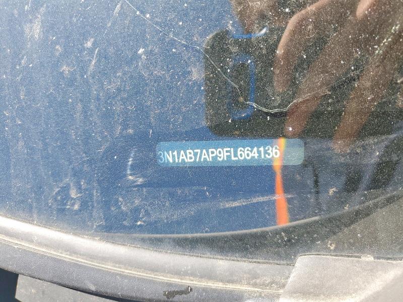 2015 Nissan Sentra მანქანა იყიდება აუქციონზე, vin: 3N1AB7AP9FL664136, აუქციონის ნომერი: 60383936