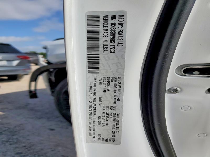 2024 Jeep Wagoneer მანქანა იყიდება აუქციონზე, vin: 1C4SJSBP9RS117203, აუქციონის ნომერი: 60845056