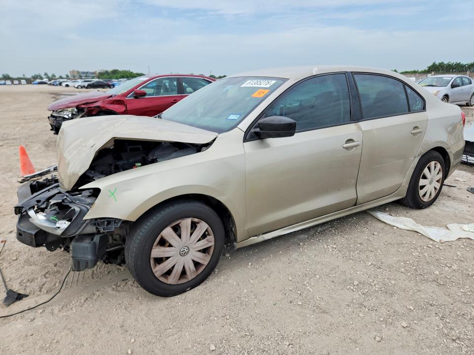 2014 Volkswagen Jetta მანქანა იყიდება აუქციონზე, vin: 3VW2K7AJ9EM323046, აუქციონის ნომერი: 61385276