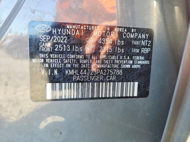 2023 Hyundai Sonata მანქანა იყიდება აუქციონზე, vin: KMHL44J23PA275788, აუქციონის ნომერი: 59396356