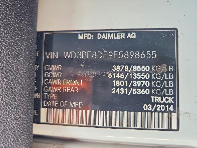 61437506 :رقم المزاد ، WD3PE8DE9E5898655 vin ، 2014 Mercedes-benz Sprinter مزاد بيع