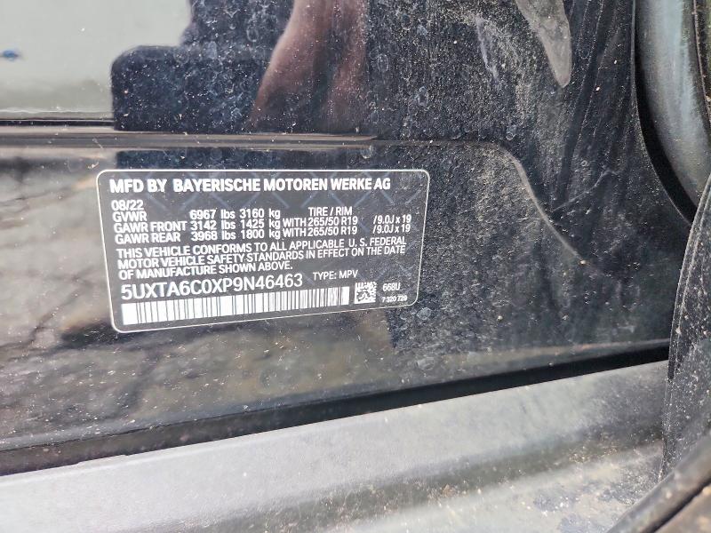 Aukcja sprzedaży 2023 Bmw X5, vin: 5UXTA6C0XP9N46463, numer aukcji: 62608646