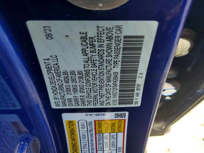 Aukcja sprzedaży 2023 Honda Accord, vin: 1HGCY2F54PA068439, numer aukcji: 60427446