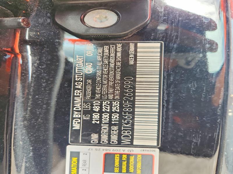 Auction sale of the 2009 Mercedes-benz Clk, vin: WDBTK56F89F266990, lot number: 61240806
