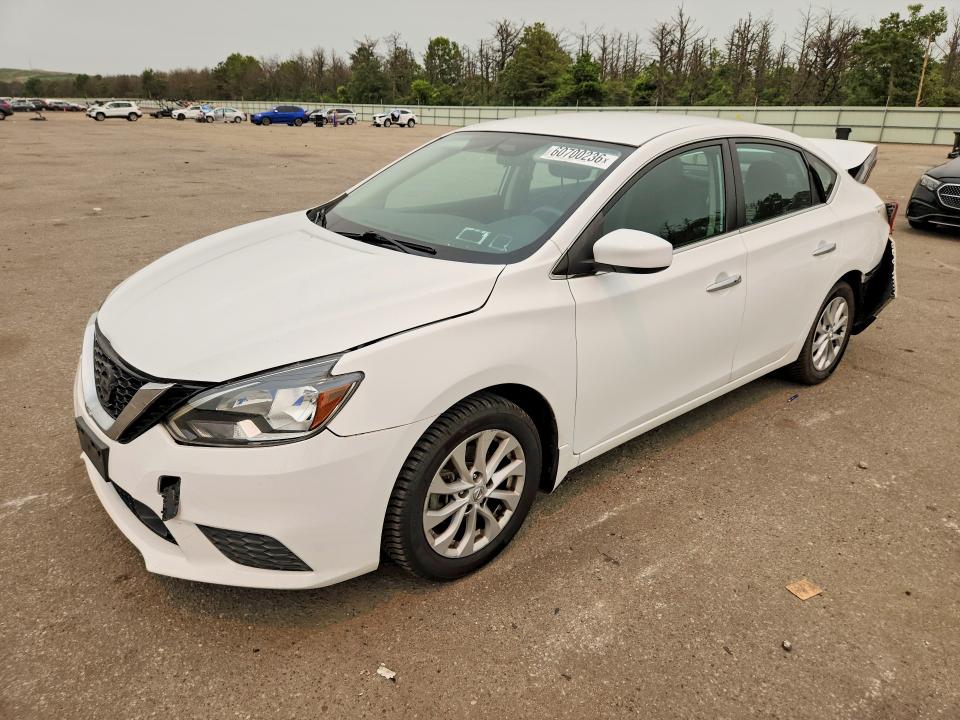 60700236 :رقم المزاد ، 3N1AB7AP2KY402780 vin ، 2019 Nissan Sentra مزاد بيع