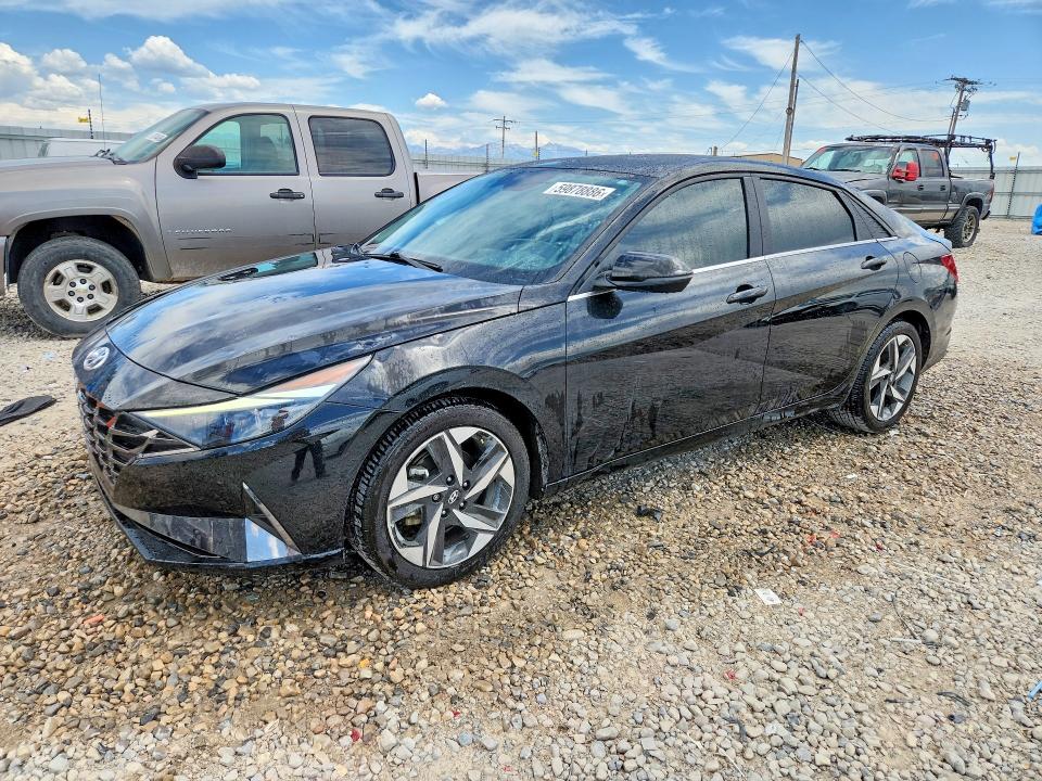 59878886 :رقم المزاد ، KMHLN4AJXPU075901 vin ، 2023 Hyundai Elantra مزاد بيع