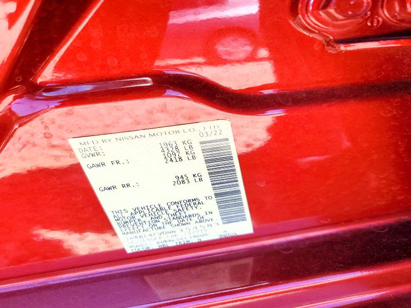 Продажа на аукционе авто 2022 Nissan Altima, vin: 1N4BL4CV0NN354583, номер лота: 59401846