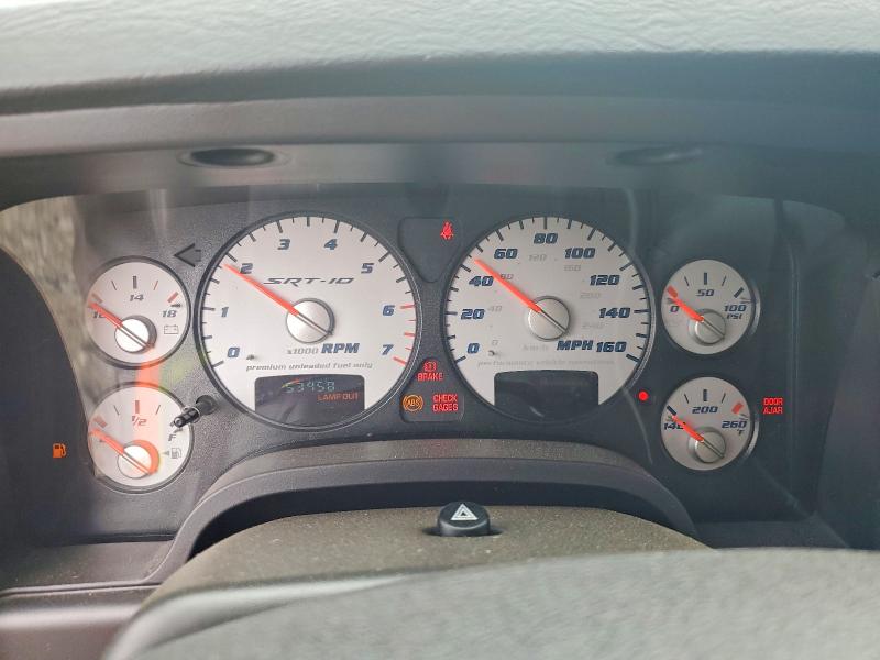 2005 Dodge Ram Srt10 მანქანა იყიდება აუქციონზე, vin: 3D7HA16H75G788125, აუქციონის ნომერი: 61107146