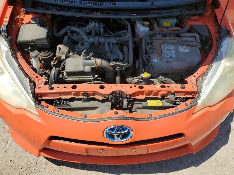 2012 Toyota Prius C მანქანა იყიდება აუქციონზე, vin: JTDKDTB31C1030516, აუქციონის ნომერი: 60765326
