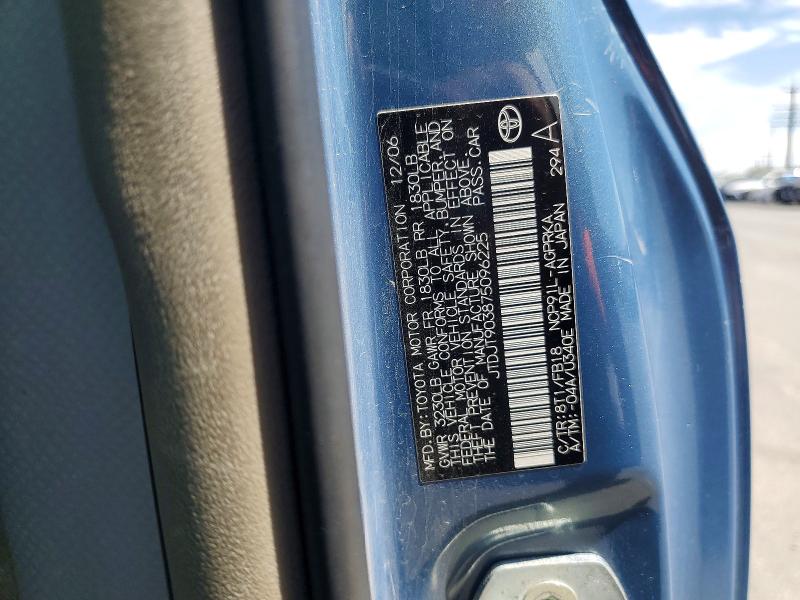 Продаж на аукціоні авто 2007 Toyota Yaris, vin: JTDJT903875096225, номер лоту: 59119126