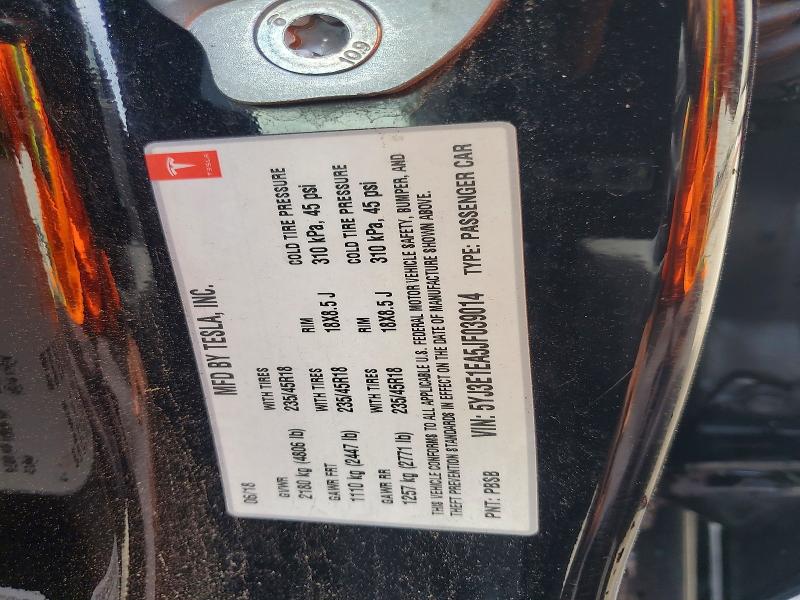 Aukcja sprzedaży 2018 Tesla Model 3, vin: 5YJ3E1EA5JF039014, numer aukcji: 60808386