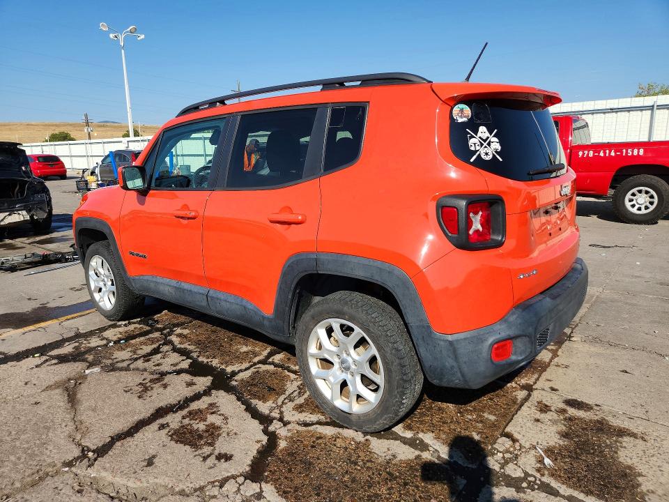 Aukcja sprzedaży 2016 Jeep Renegade, vin: ZACCJBBT5GPE15011, numer aukcji: 62964976