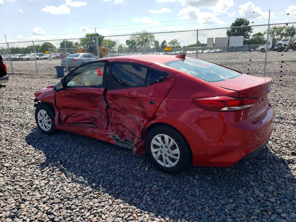 2017 Hyundai Elantra მანქანა იყიდება აუქციონზე, vin: 5NPD74LFXHH161670, აუქციონის ნომერი: 62681446