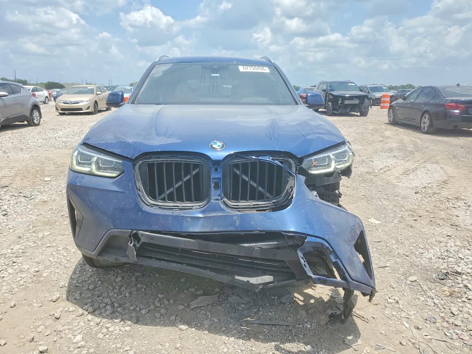 Aukcja sprzedaży 2022 Bmw X3, vin: 5UX43DP09N9J50826, numer aukcji: 62750496