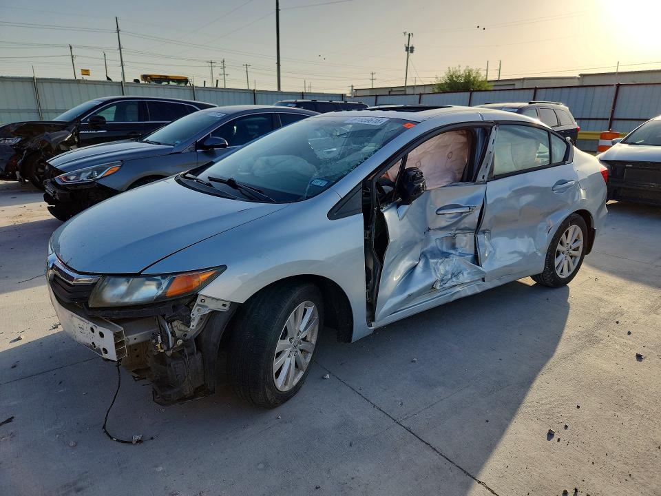 61859616 :رقم المزاد ، 2HGFB2F98CH505839 vin ، 2012 Honda Civic مزاد بيع