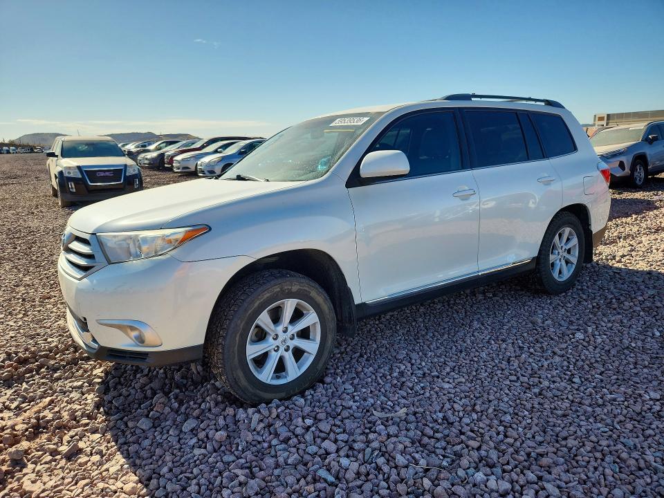 59539536 :رقم المزاد ، 5TDZK3EH9DS128855 vin ، 2013 Toyota Highlander مزاد بيع