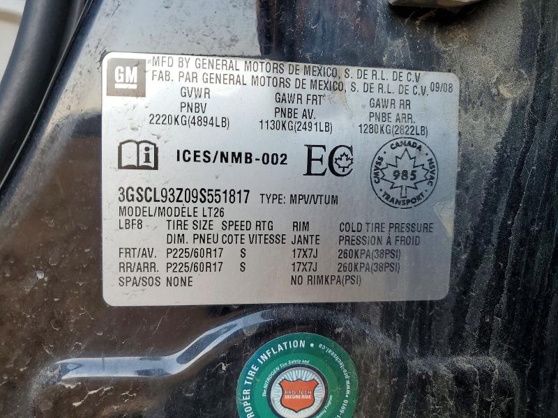 Продажа на аукционе авто 2009 Saturn Vue, vin: 3GSCL93Z09S551817, номер лота: 60836896