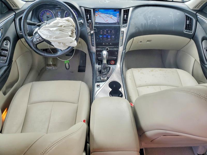63131336 :رقم المزاد ، JN1BV7AR3FM401451 vin ، 2015 Infiniti Q50 مزاد بيع