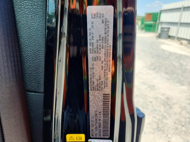Aukcja sprzedaży 2022 Jeep Gladiator, vin: 1C6HJTFGXNL124070, numer aukcji: 62833936
