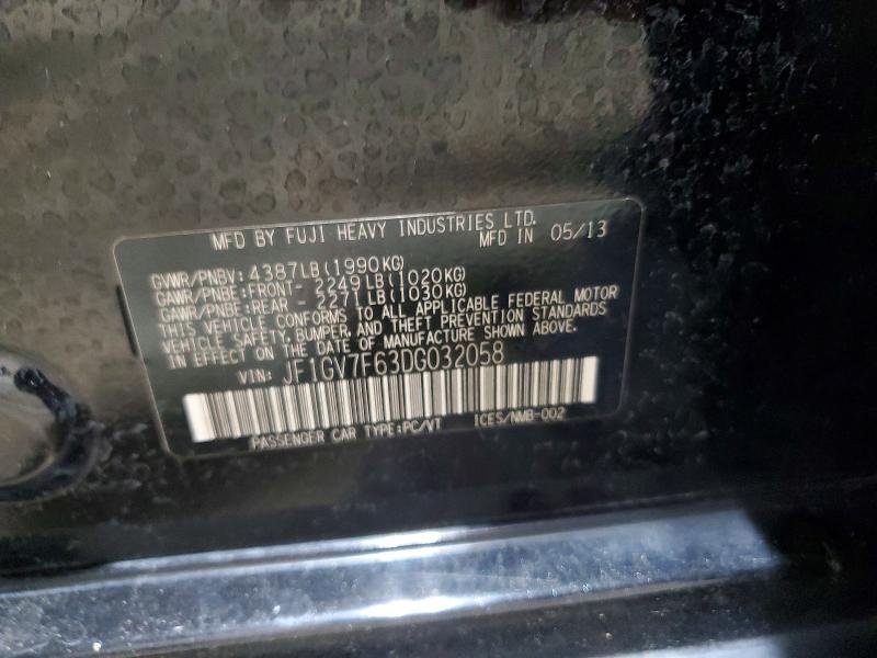 Продаж на аукціоні авто 2013 Subaru Impreza, vin: JF1GV7F63DG032058, номер лоту: 59892866