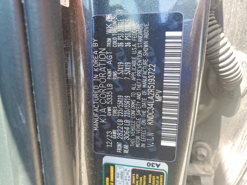 2024 Kia Ev6 მანქანა იყიდება აუქციონზე, vin: KNDC34LA2R5193722, აუქციონის ნომერი: 85976985