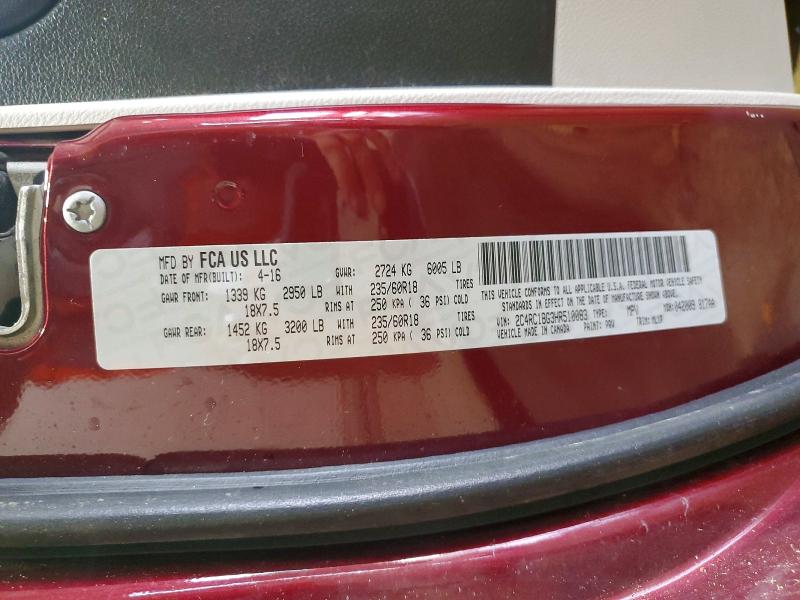 Продаж на аукціоні авто 2017 Chrysler Pacifica, vin: 2C4RC1BG3HR510083, номер лоту: 60241546