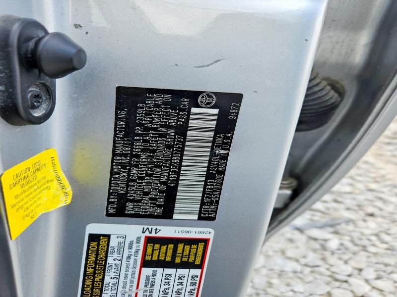 Aukcja sprzedaży 2011 Toyota Camry, vin: 4T1BF3EK8BU775737, numer aukcji: 59108376
