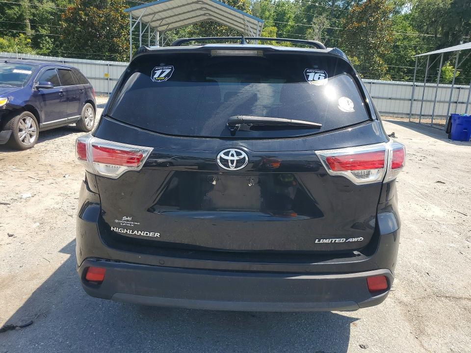 2015 Toyota Highlander მანქანა იყიდება აუქციონზე, vin: 5TDDKRFH4FS139499, აუქციონის ნომერი: 59261256