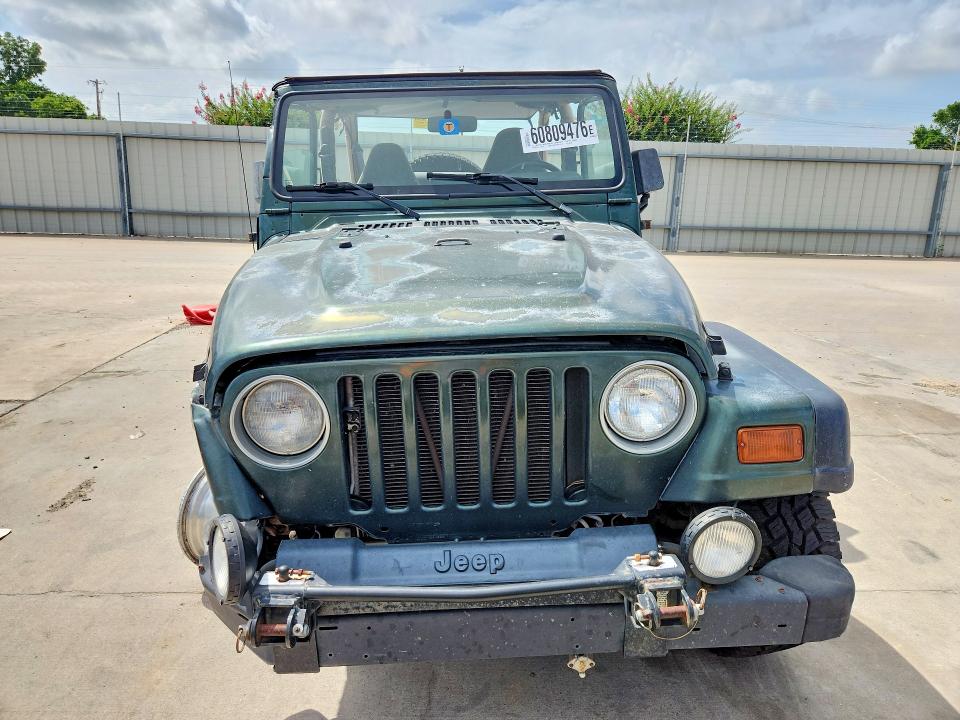 1997 Jeep Wrangler / Tj მანქანა იყიდება აუქციონზე, vin: 1J4FY49S1VP496143, აუქციონის ნომერი: 60809476