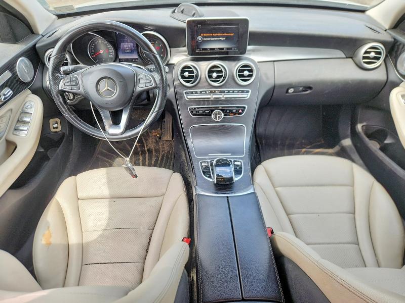 2015 Mercedes-benz C მანქანა იყიდება აუქციონზე, vin: 55SWF4JB1FU091806, აუქციონის ნომერი: 61853986