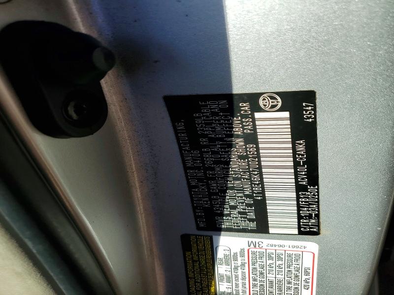 Aukcja sprzedaży 2007 Toyota Camry, vin: 4T1BE46K47U021569, numer aukcji: 63223266