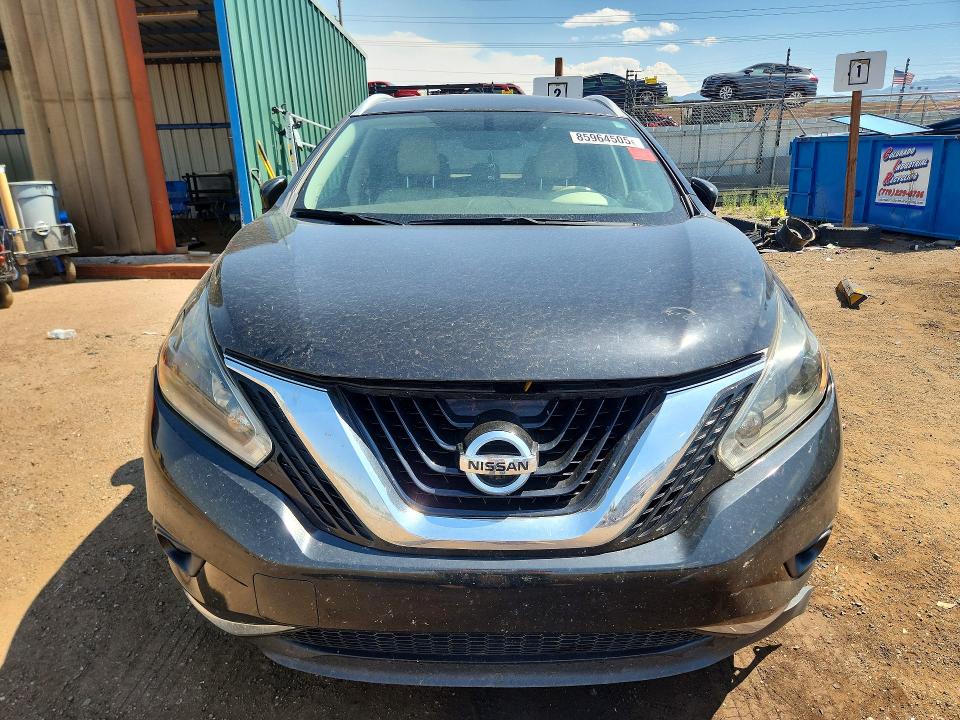 2015 Nissan Murano მანქანა იყიდება აუქციონზე, vin: 5N1AZ2MG5FN258180, აუქციონის ნომერი: 60482956