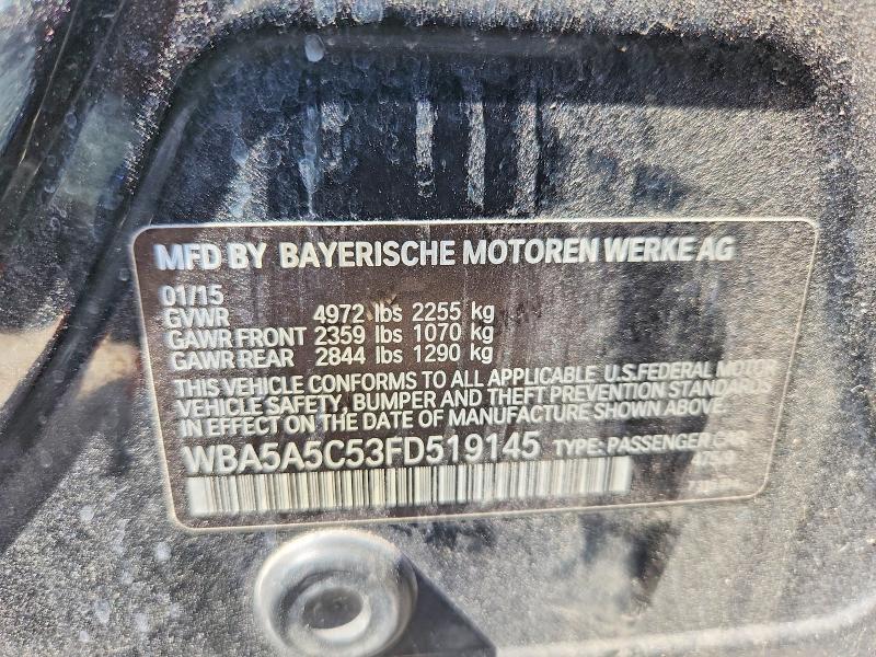 Aukcja sprzedaży 2015 Bmw 528, vin: WBA5A5C53FD519145, numer aukcji: 62457706