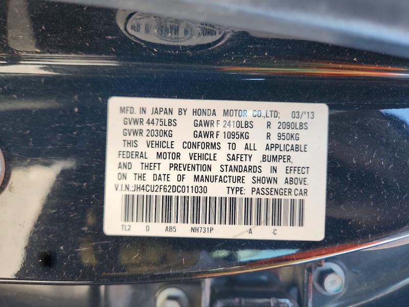 Aukcja sprzedaży 2013 Acura Tsx, vin: JH4CU2F62DC011030, numer aukcji: 63429936