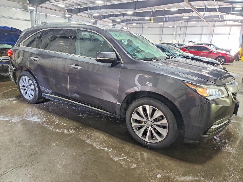 61780256 :رقم المزاد ، 5FRYD4H41FB032549 vin ، 2015 Acura Mdx مزاد بيع
