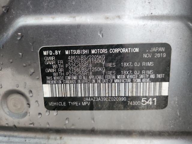Aukcja sprzedaży 2020 Mitsubishi Outlander, vin: JA4AZ3A39LZ020990, numer aukcji: 62041366
