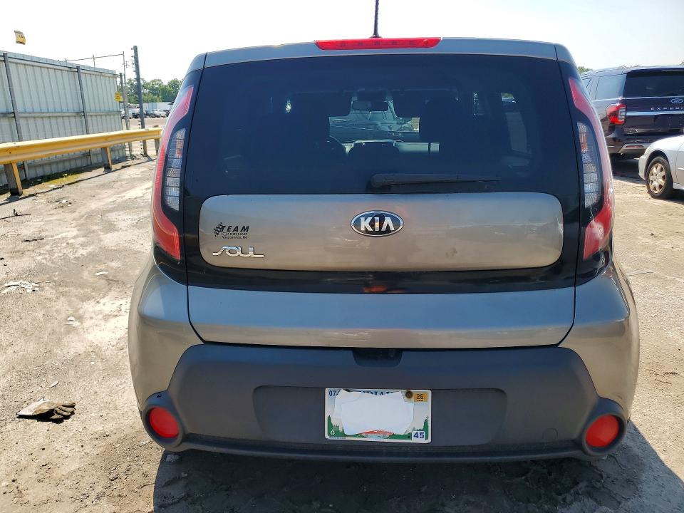 2015 Kia Soul მანქანა იყიდება აუქციონზე, vin: KNDJP3A56F7170973, აუქციონის ნომერი: 59631556