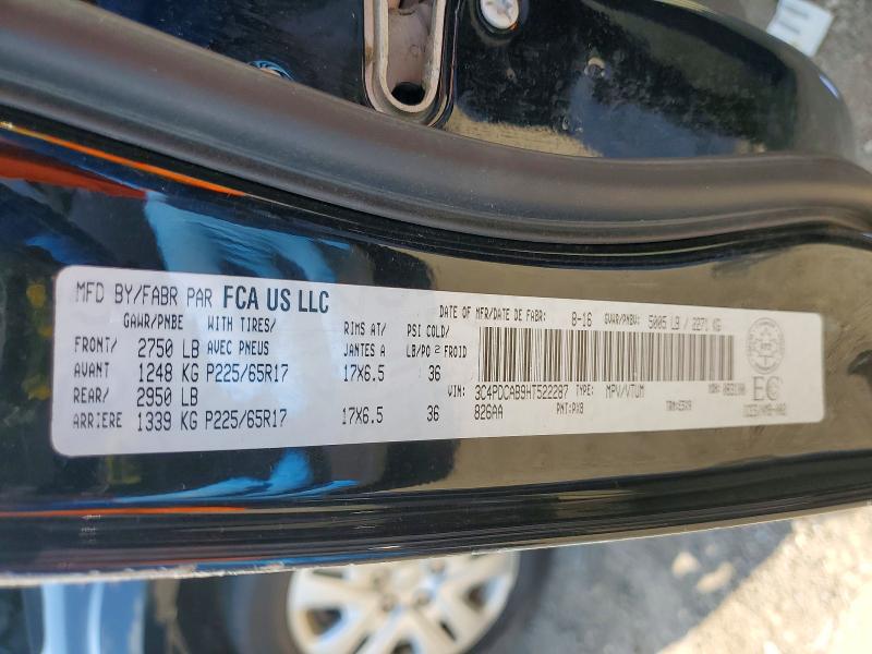 Продажа на аукционе авто 2017 Dodge Journey, vin: 3C4PDCAB9HT522287, номер лота: 60032016