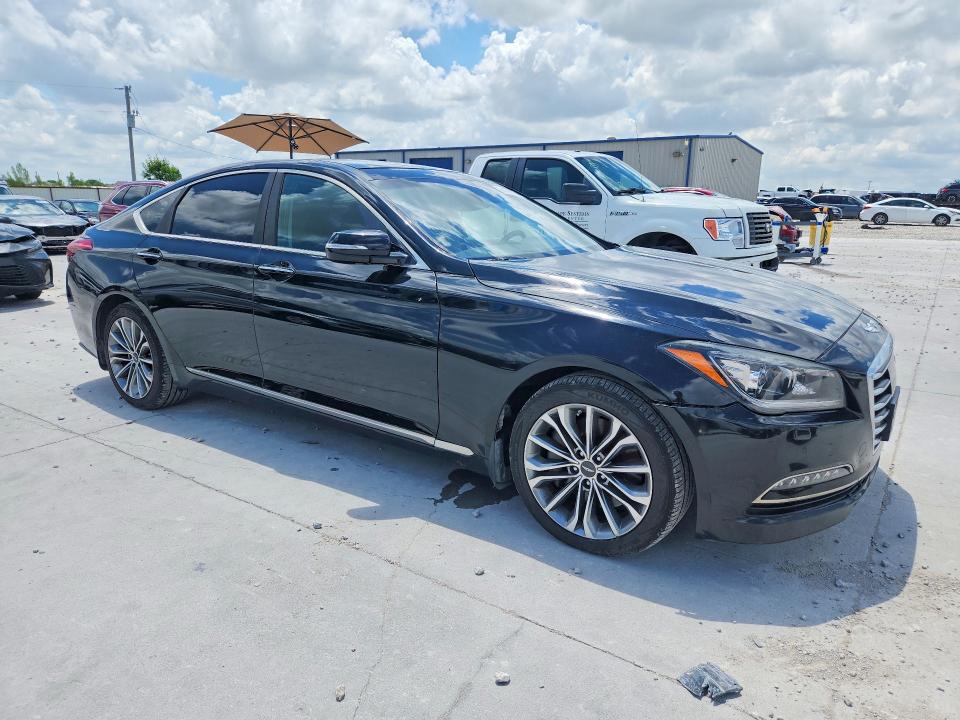 Продажа на аукционе авто 2017 Genesis G80, vin: KMHGN4JE8HU177588, номер лота: 61090586