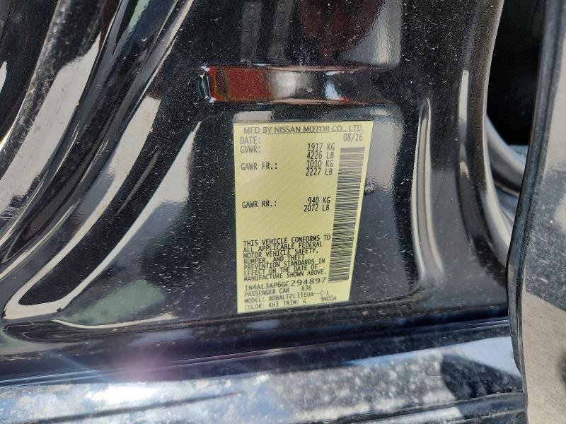 2016 Nissan Altima მანქანა იყიდება აუქციონზე, vin: 1N4AL3AP6GC294897, აუქციონის ნომერი: 59238856