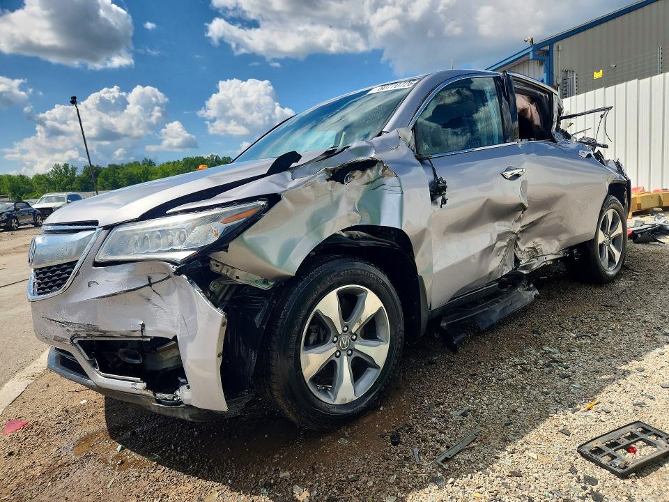 60770726 :رقم المزاد ، 5FRYD4H26GB021742 vin ، 2016 Acura Mdx مزاد بيع