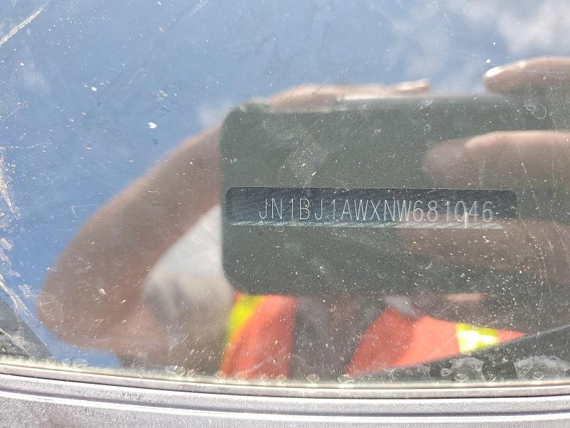 60508816 :رقم المزاد ، JN1BJ1AWXNW681046 vin ، 2022 Nissan Rogue Sport مزاد بيع