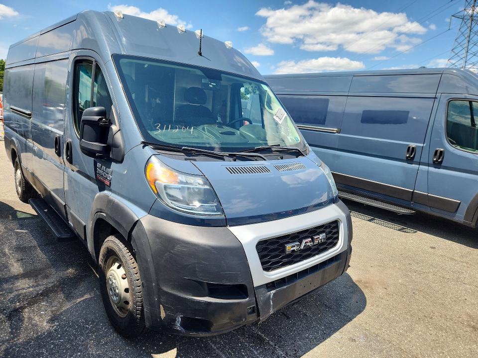 61800906 :رقم المزاد ، 3C6URVJGXLE136087 vin ، 2020 Ram Promaster 3500 مزاد بيع