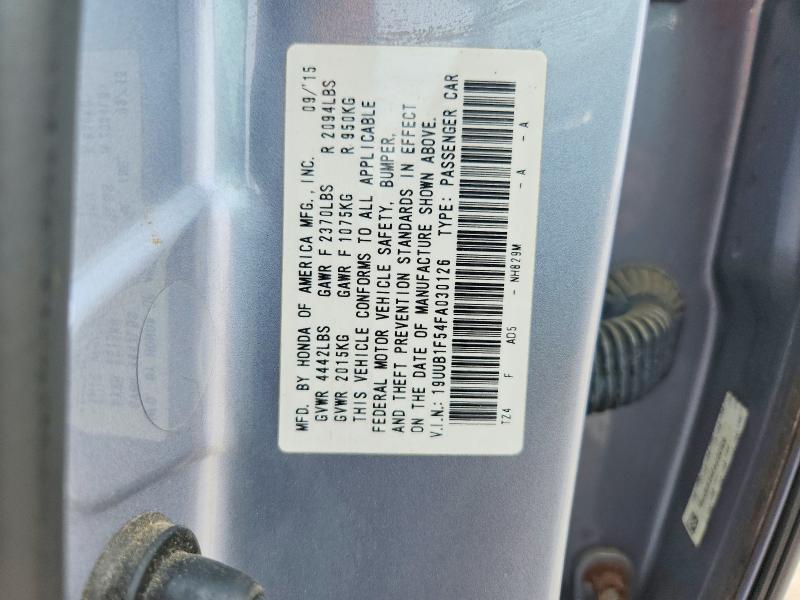 Продажа на аукционе авто 2015 Acura Tlx, vin: 19UUB1F54FA030126, номер лота: 61743616
