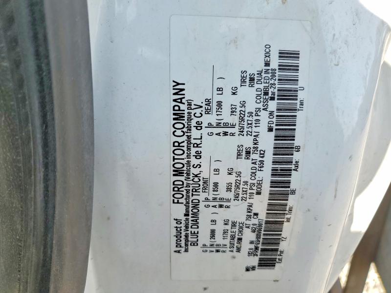 Продаж на аукціоні авто 2008 Ford F650, vin: 3FRWF65H88V069017, номер лоту: 67444086
