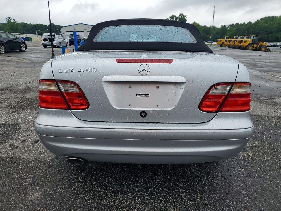 2001 Mercedes-benz Clk მანქანა იყიდება აუქციონზე, vin: WDBLK70G81T056523, აუქციონის ნომერი: 60815746