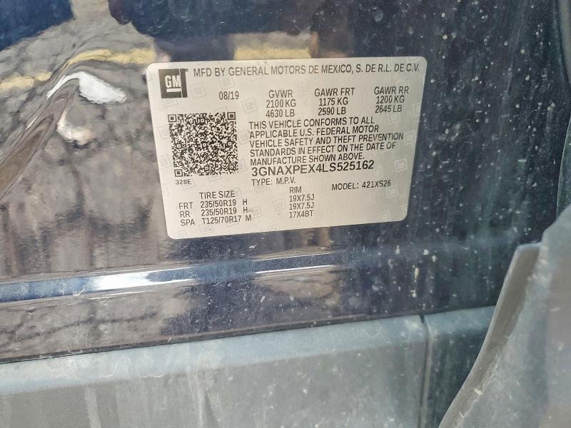 Продажа на аукционе авто 2020 Chevrolet Equinox, vin: 3GNAXPEX4LS525162, номер лота: 61793076