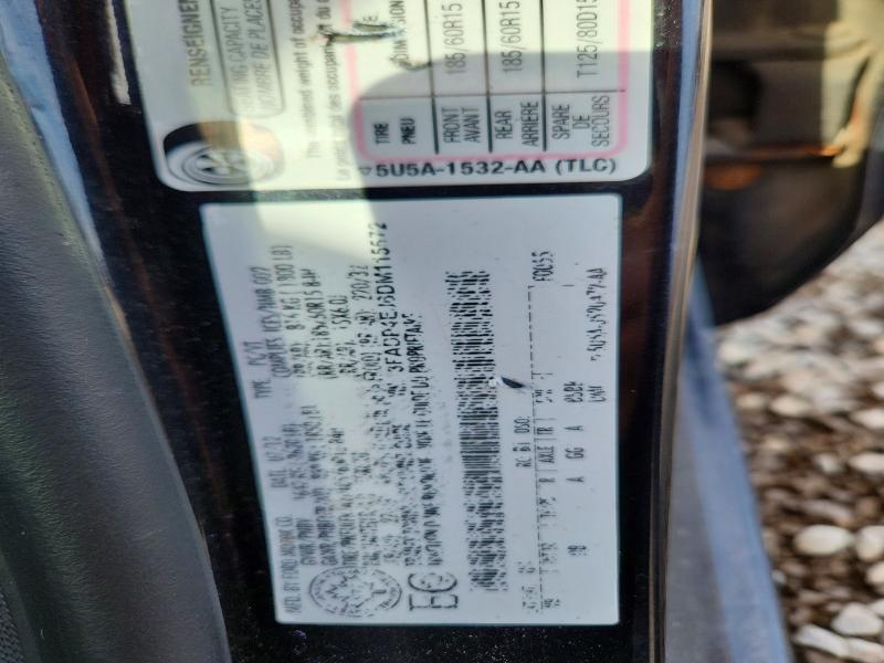 58997466 :رقم المزاد ، 3FADP4EJ6DM115572 vin ، 2013 Ford Fiesta مزاد بيع