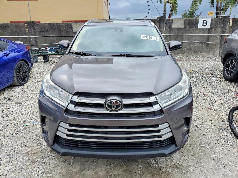 Aukcja sprzedaży 2019 Toyota Highlander, vin: 5TDJZRFH5KS617129, numer aukcji: 59830106
